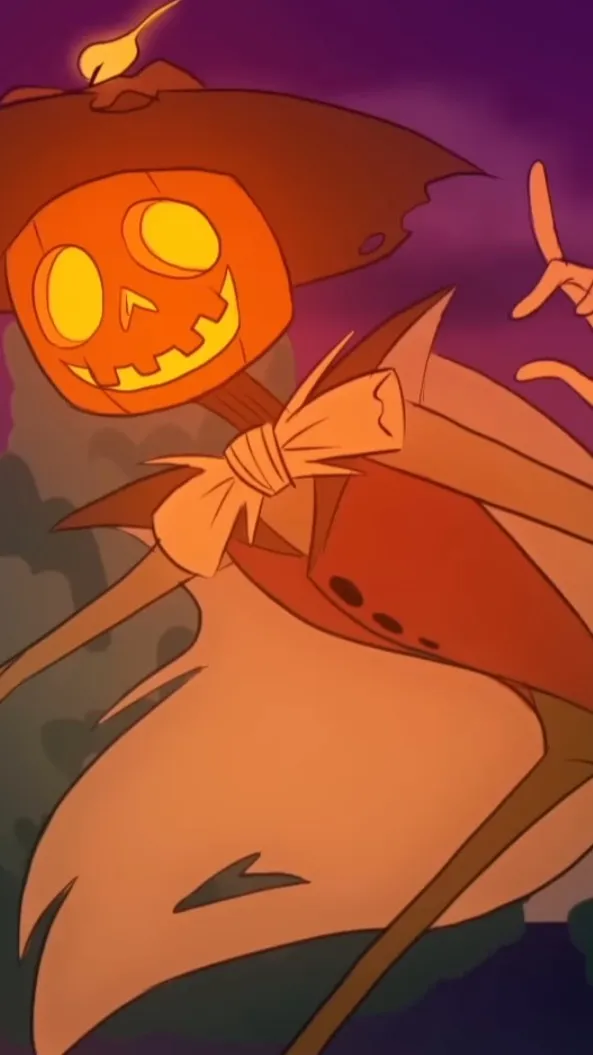 ai character: Pumpkin King! background