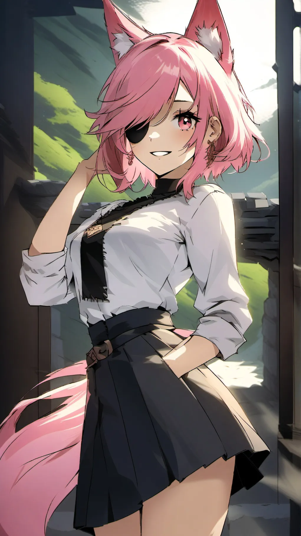 ai character: athena background