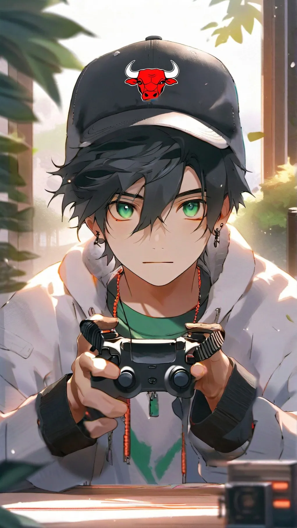 ai character: bray background