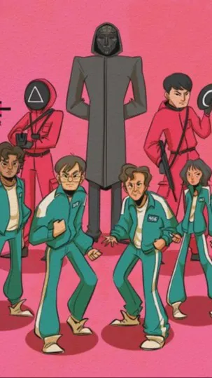 ai character: ✨ Squid Game ✨ background