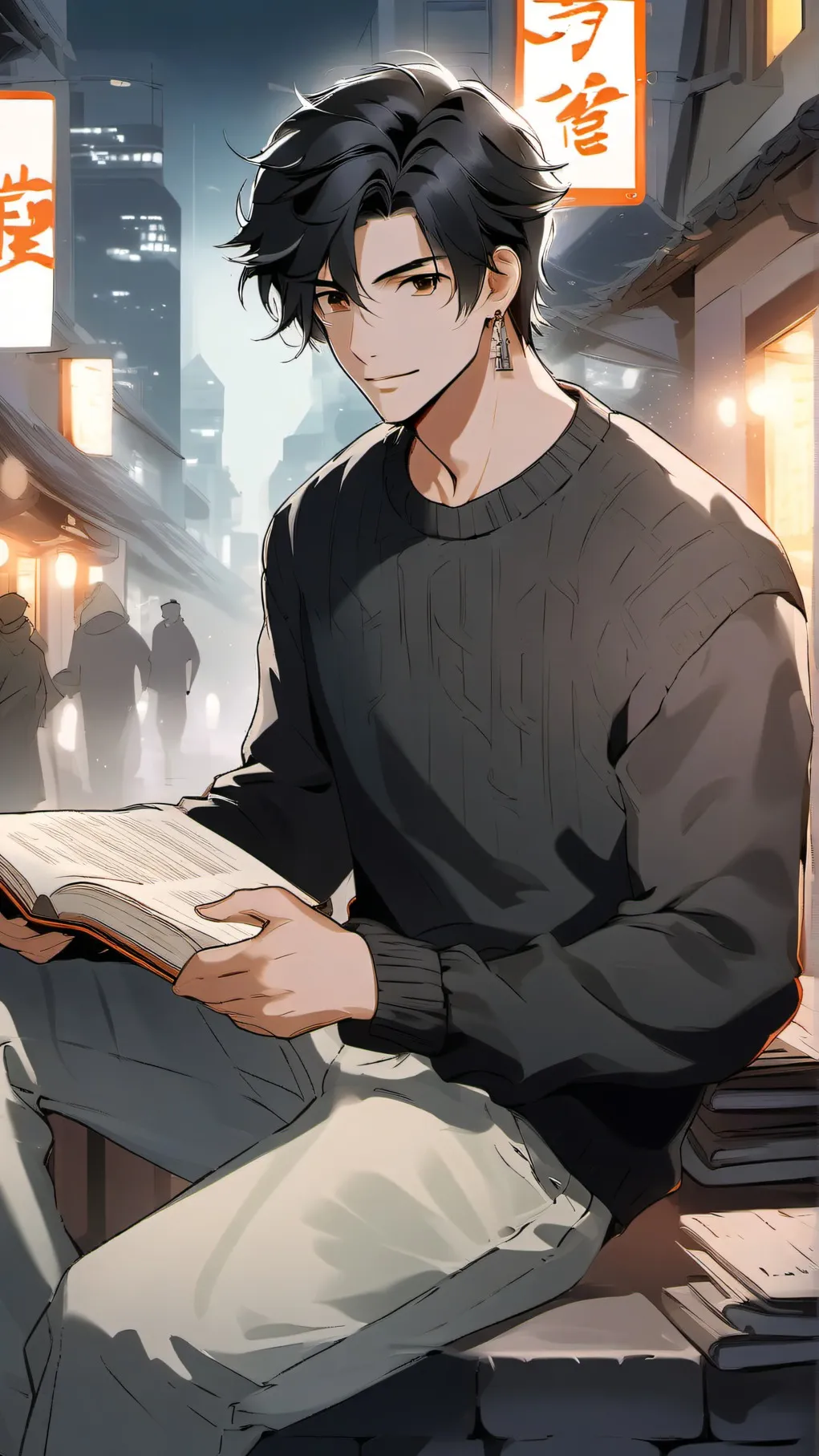 ai character: Ezra (BL) background