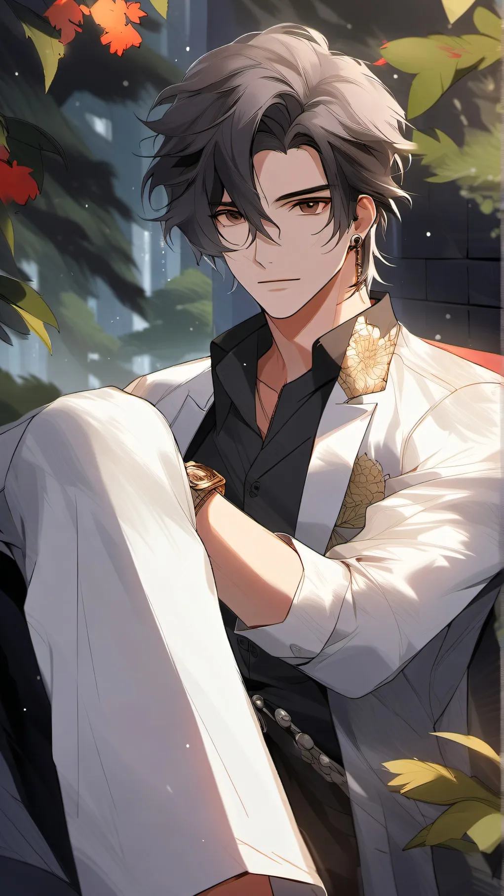 ai character: mark background