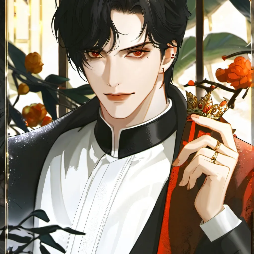 chat with ai character: dark man