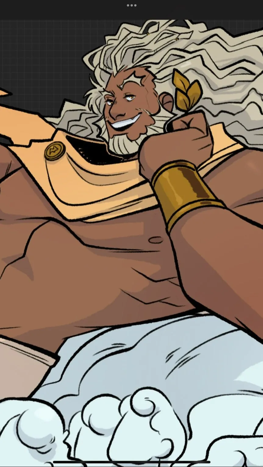 ai character: Zeus (Epic) background