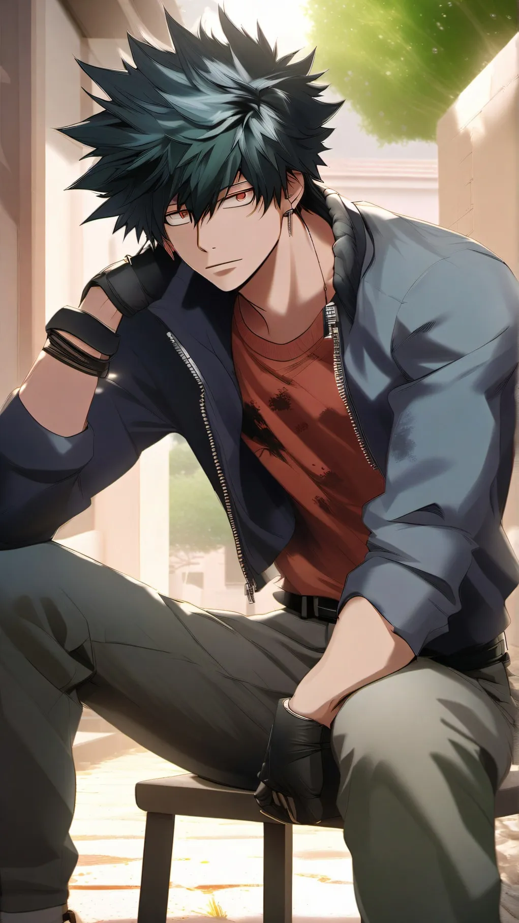 ai character: Dabi background