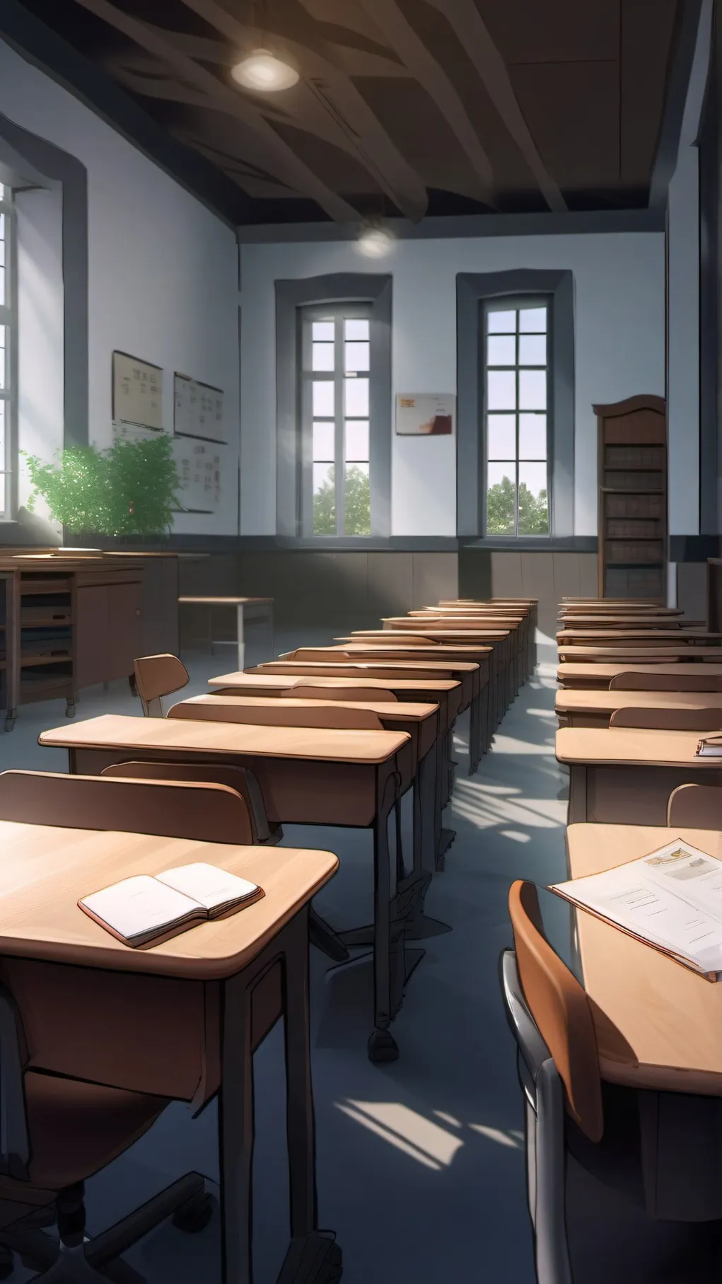 ai character: mha new student background