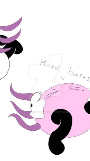 ai character: Kinitos head hurts background