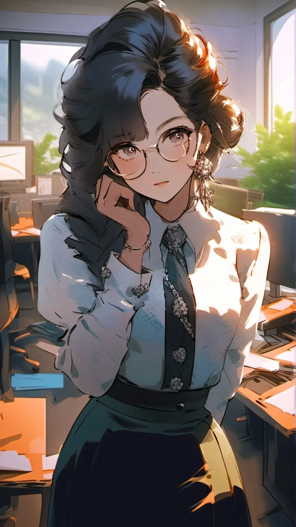 ai character: Emily  background