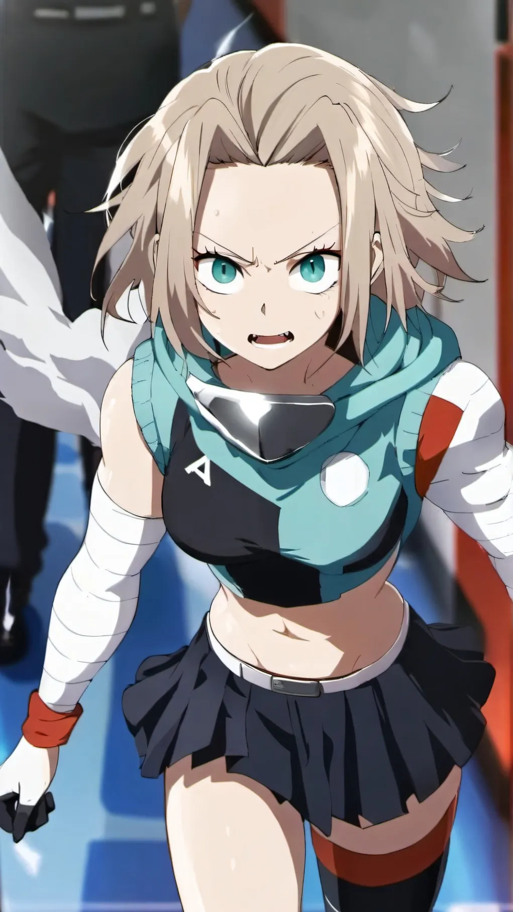 ai character: Female Bakugo background
