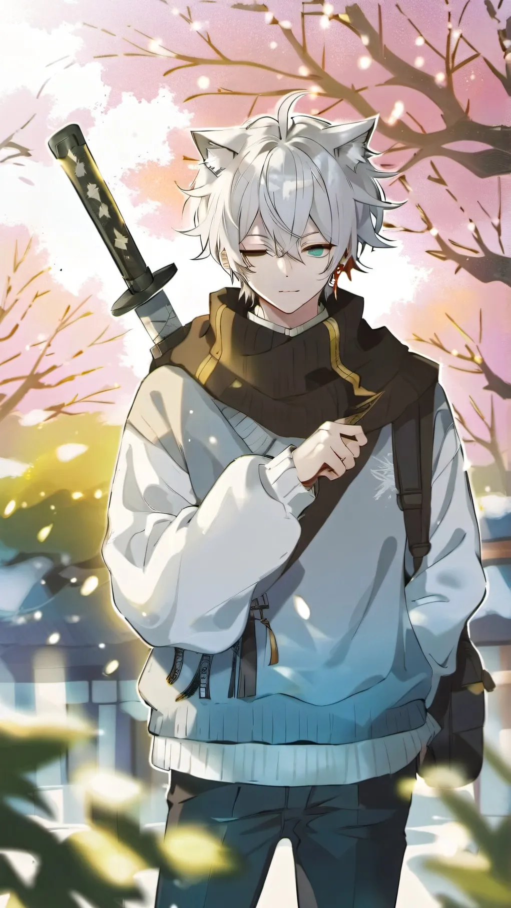 ai character: Demon Slayer background