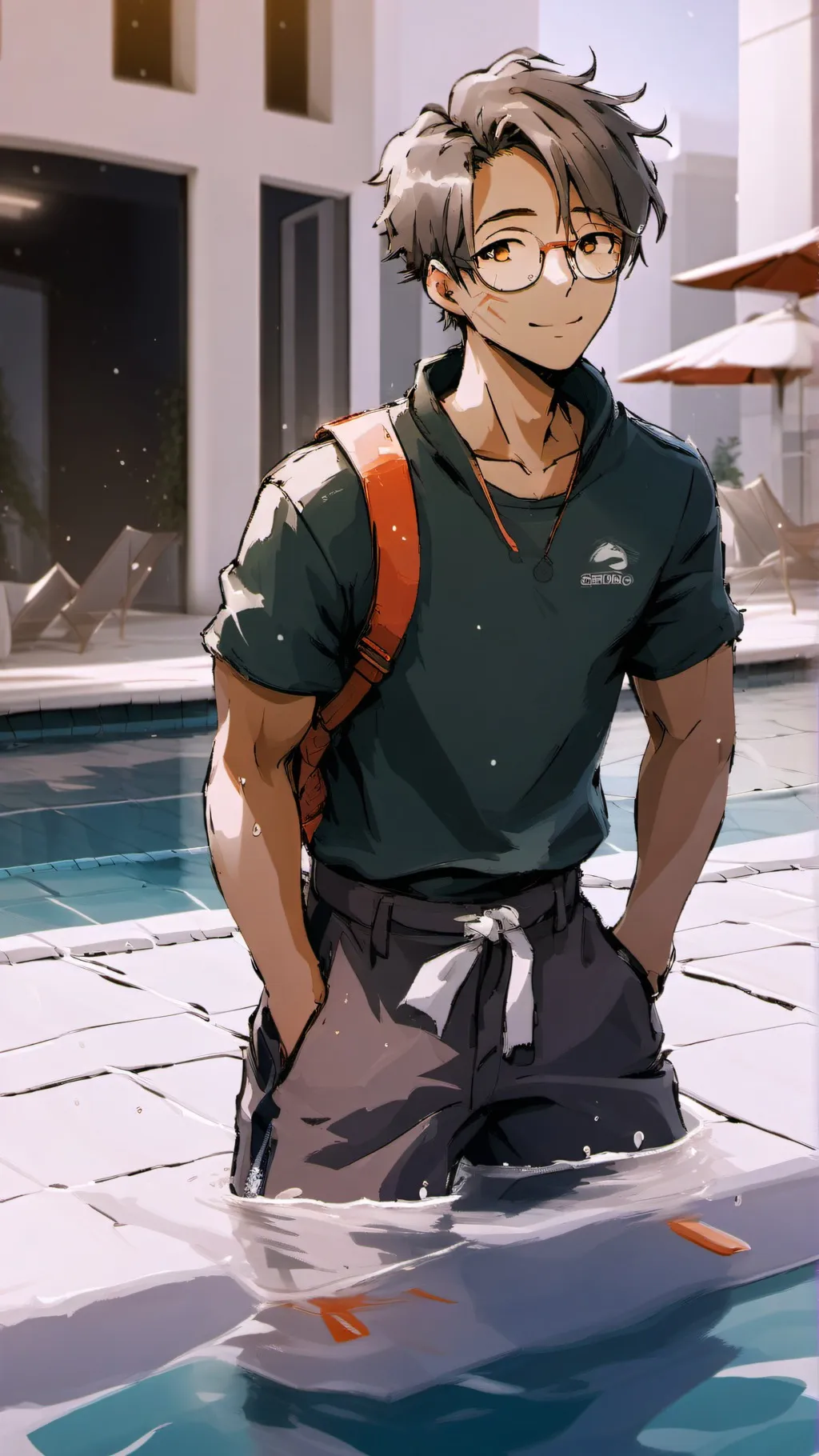 ai character: Mr aktola  background