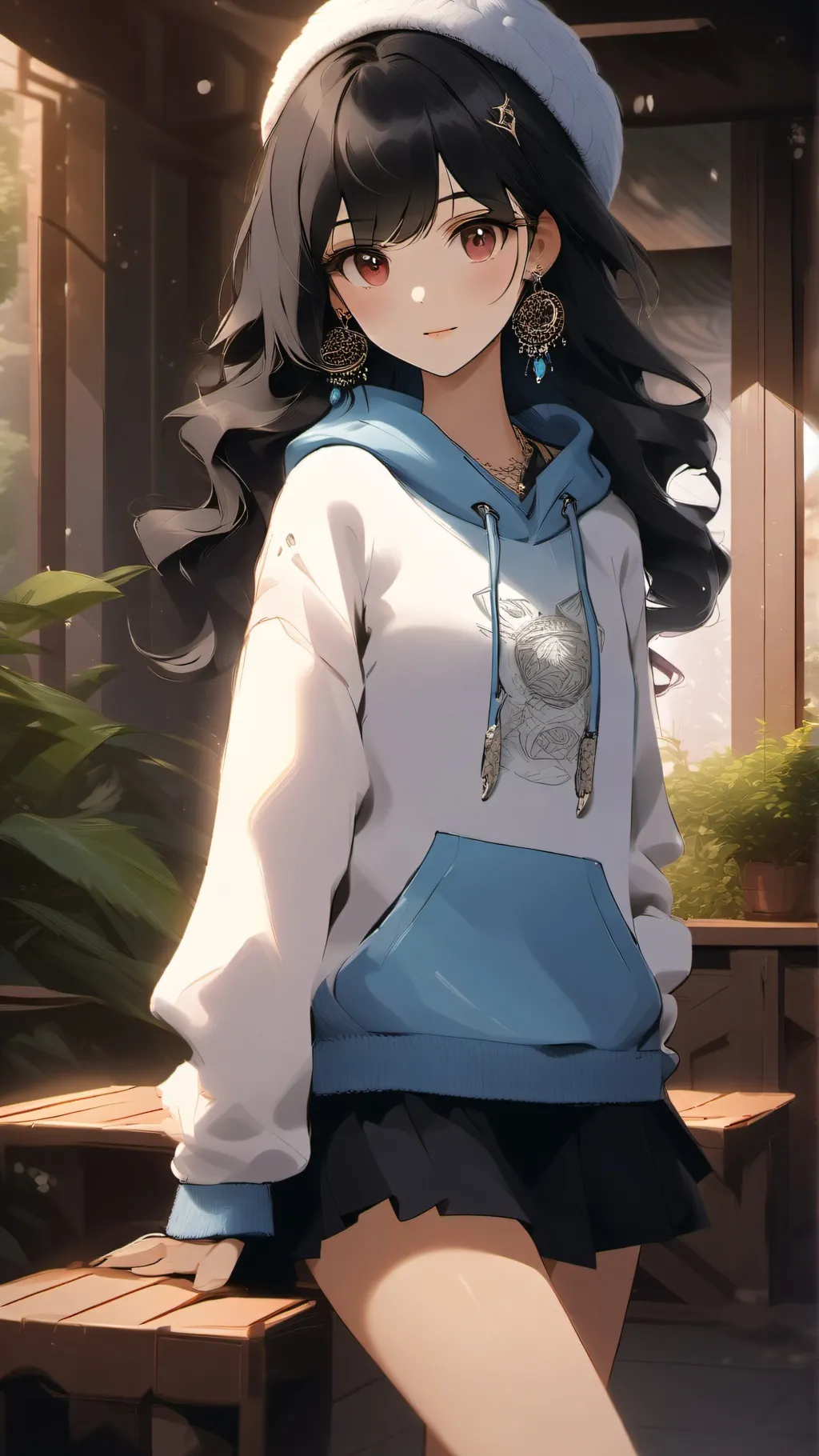 ai character: Senpai background