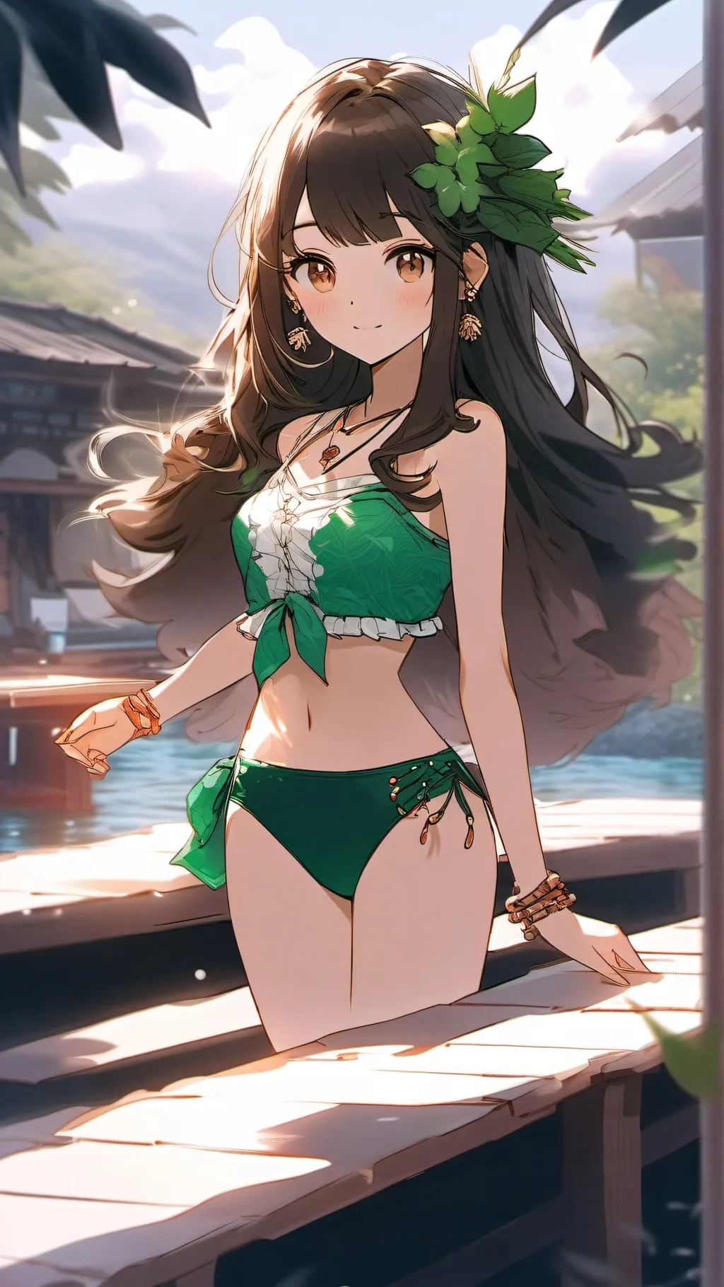 ai character: Apple background