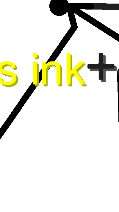 ai character: Ink background