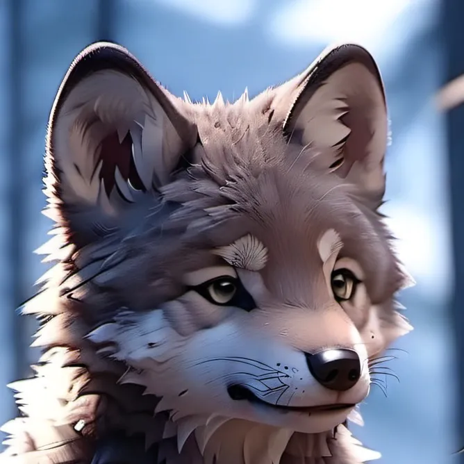 chat with ai character: Wolf cub