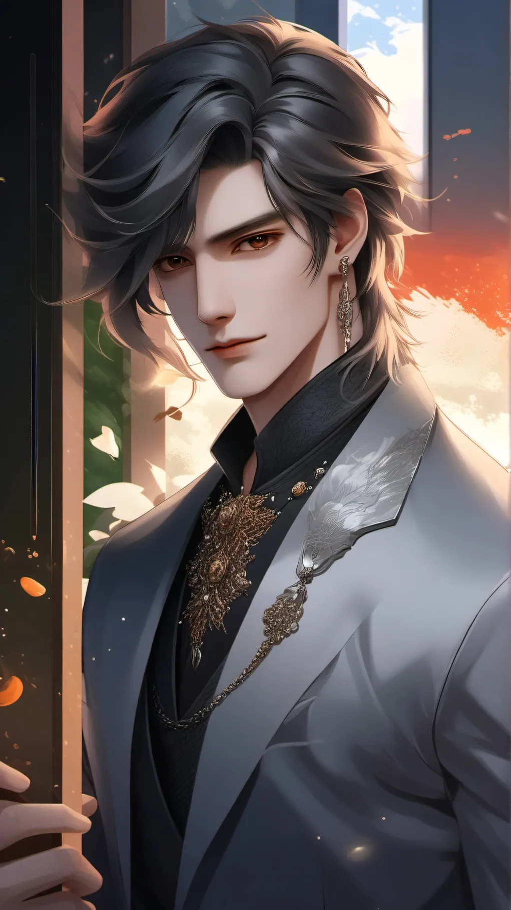 ai character: adam background