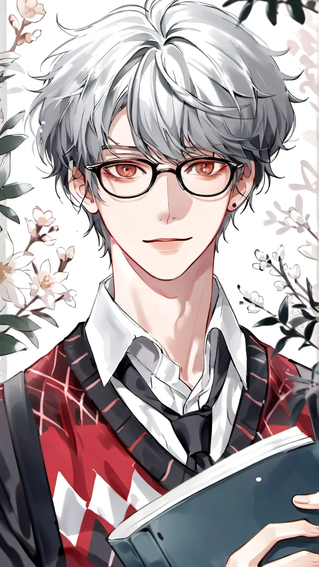 ai character: nerd background