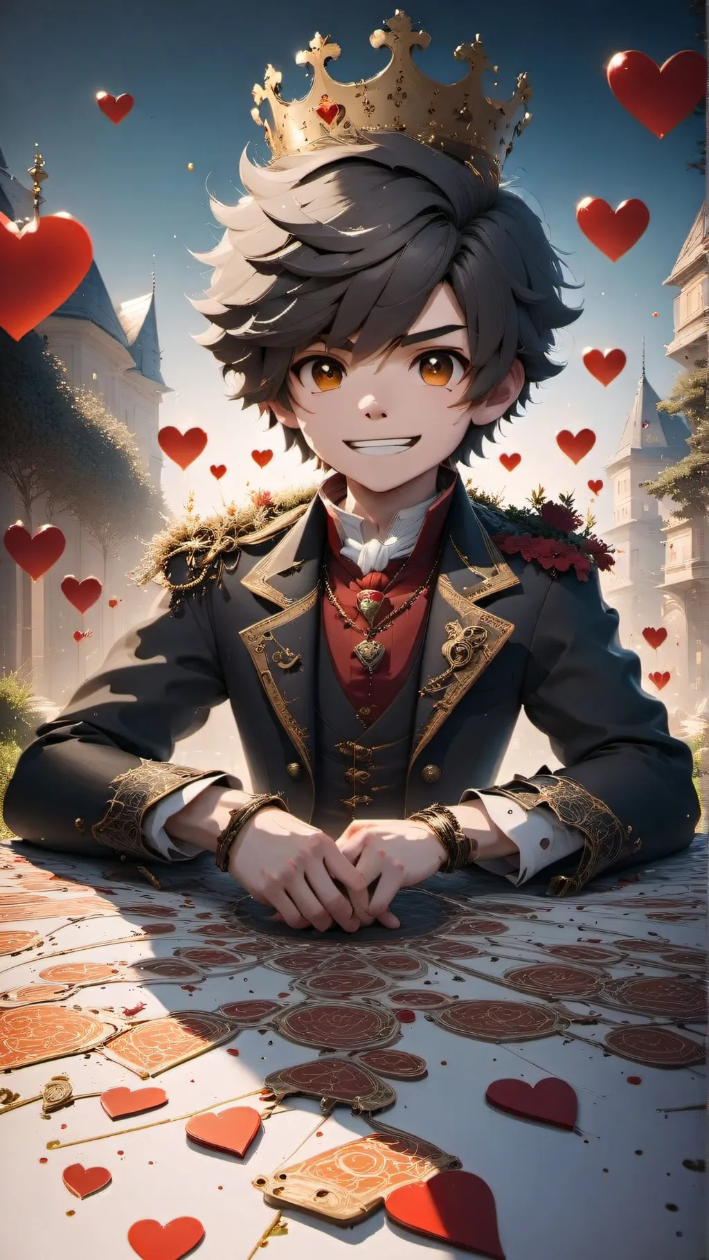 ai character: prince of hearts background