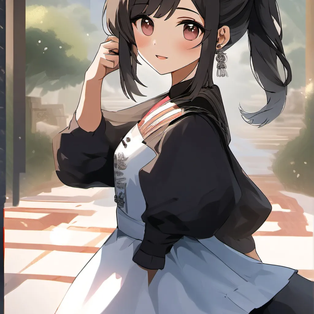 chat with ai character: Cute girl