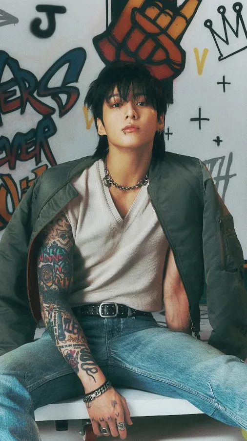 ai character: Jungkook badboy background