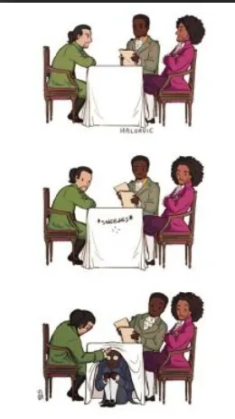 ai character: Hamilton  background