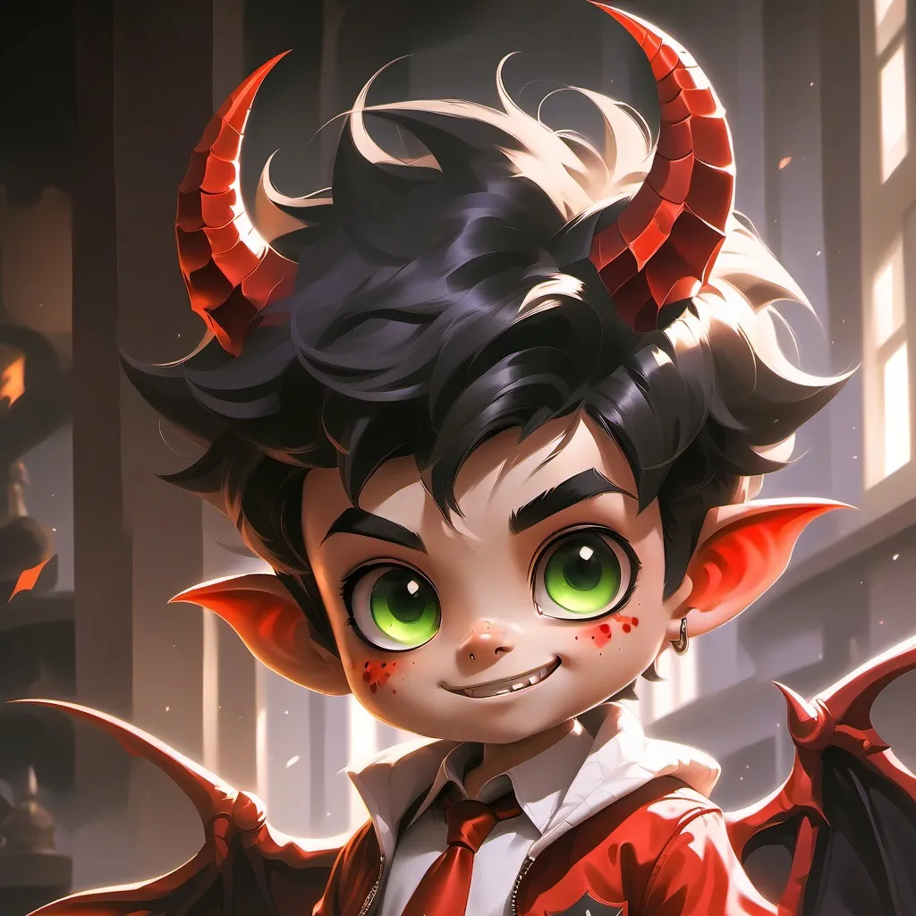 chat with ai character: Dan the devil show