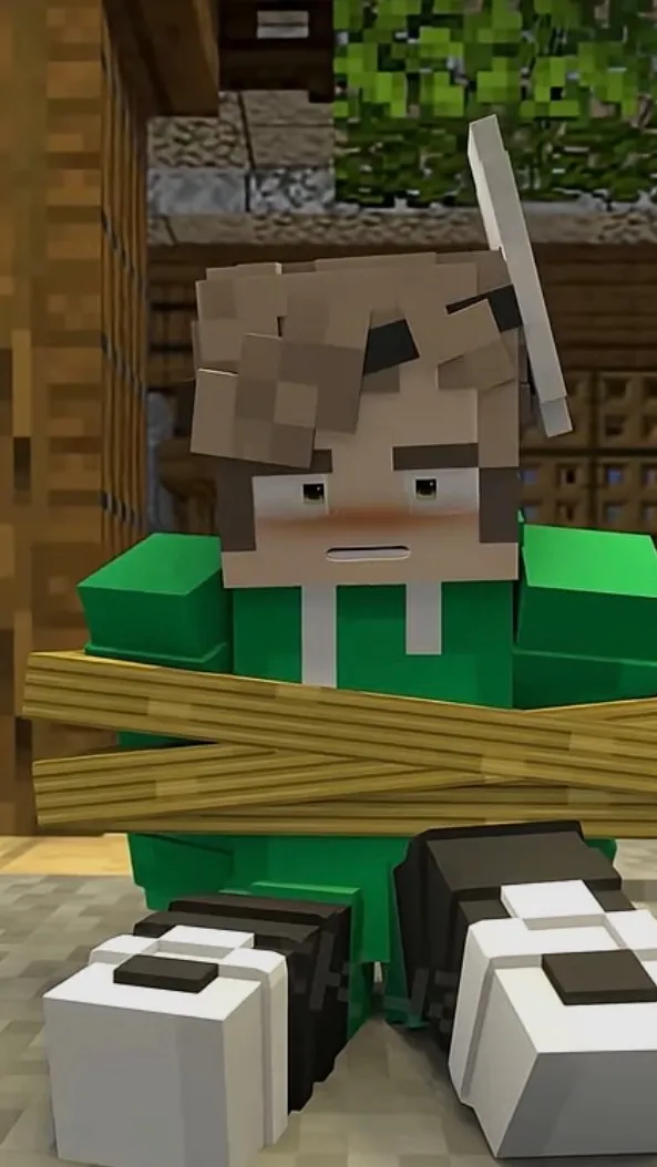 ai character: Dream got caught 2 background