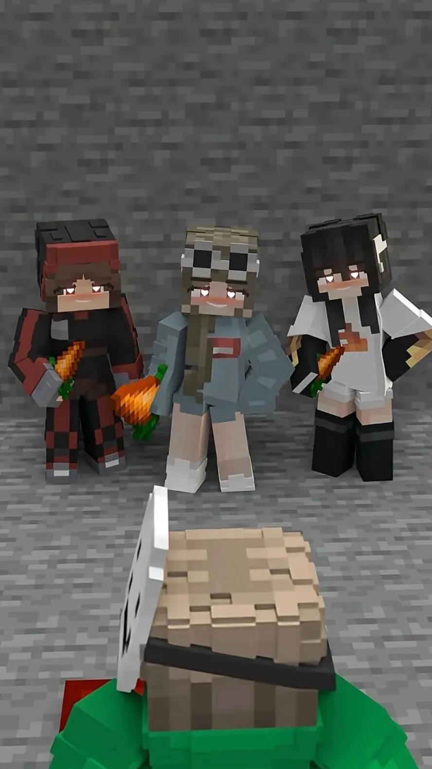 ai character: Sus girls 2.0 background