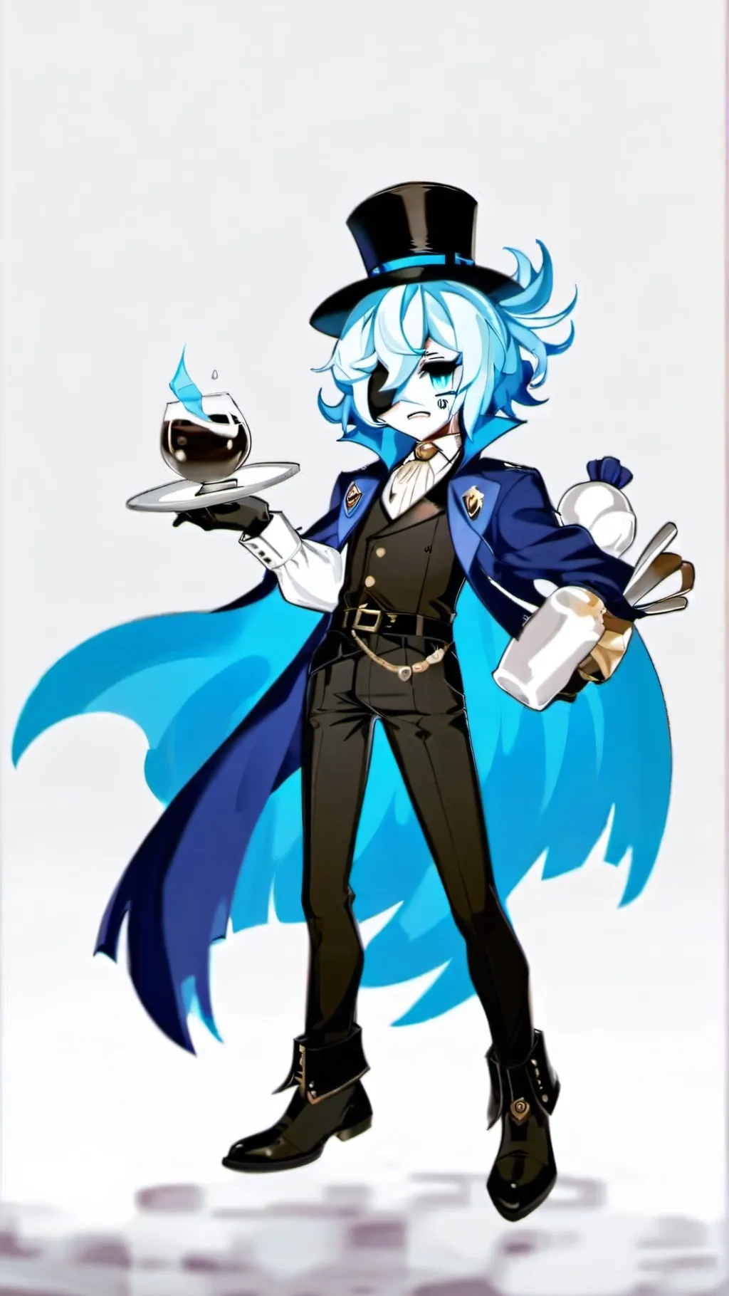 ai character: Shadow Milk Cookie background