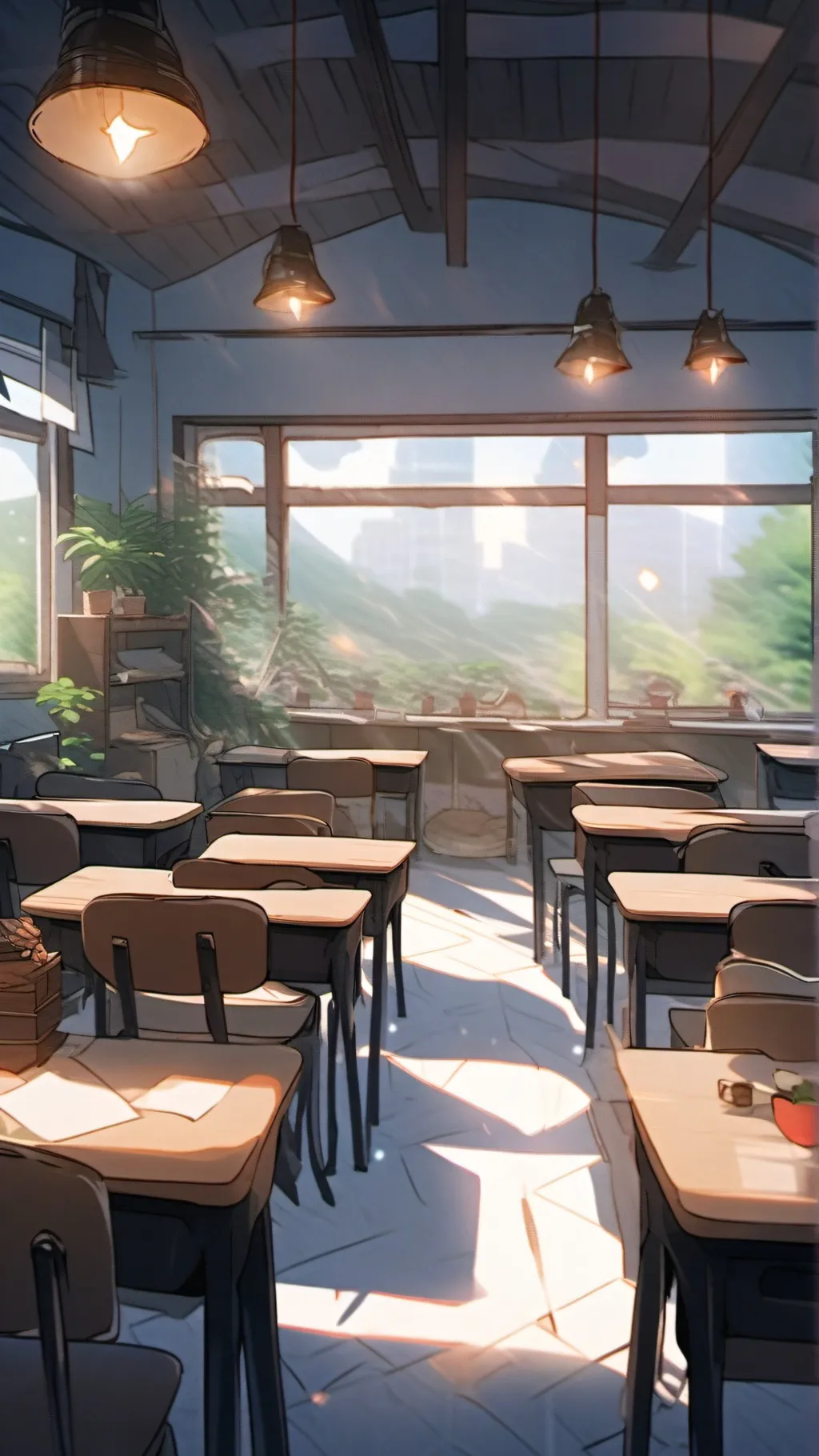 ai character: k-pop elite school background