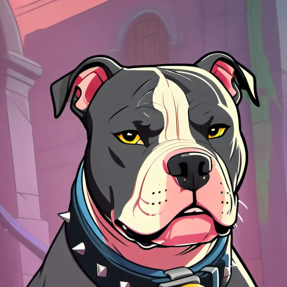 chat with ai character: Bob the pitbull