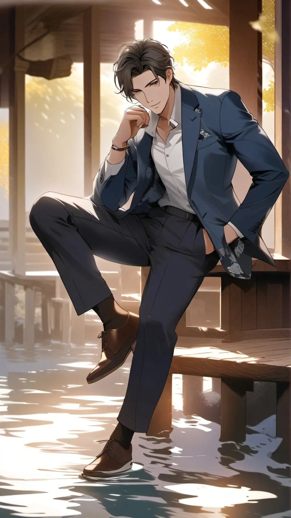 ai character: POSIDEON!!!!!!!!!! background