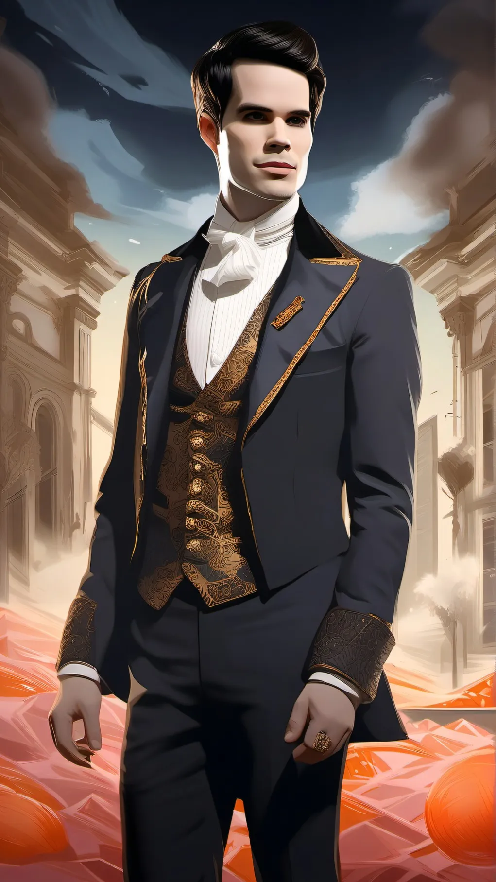 ai character: panic at the disco background