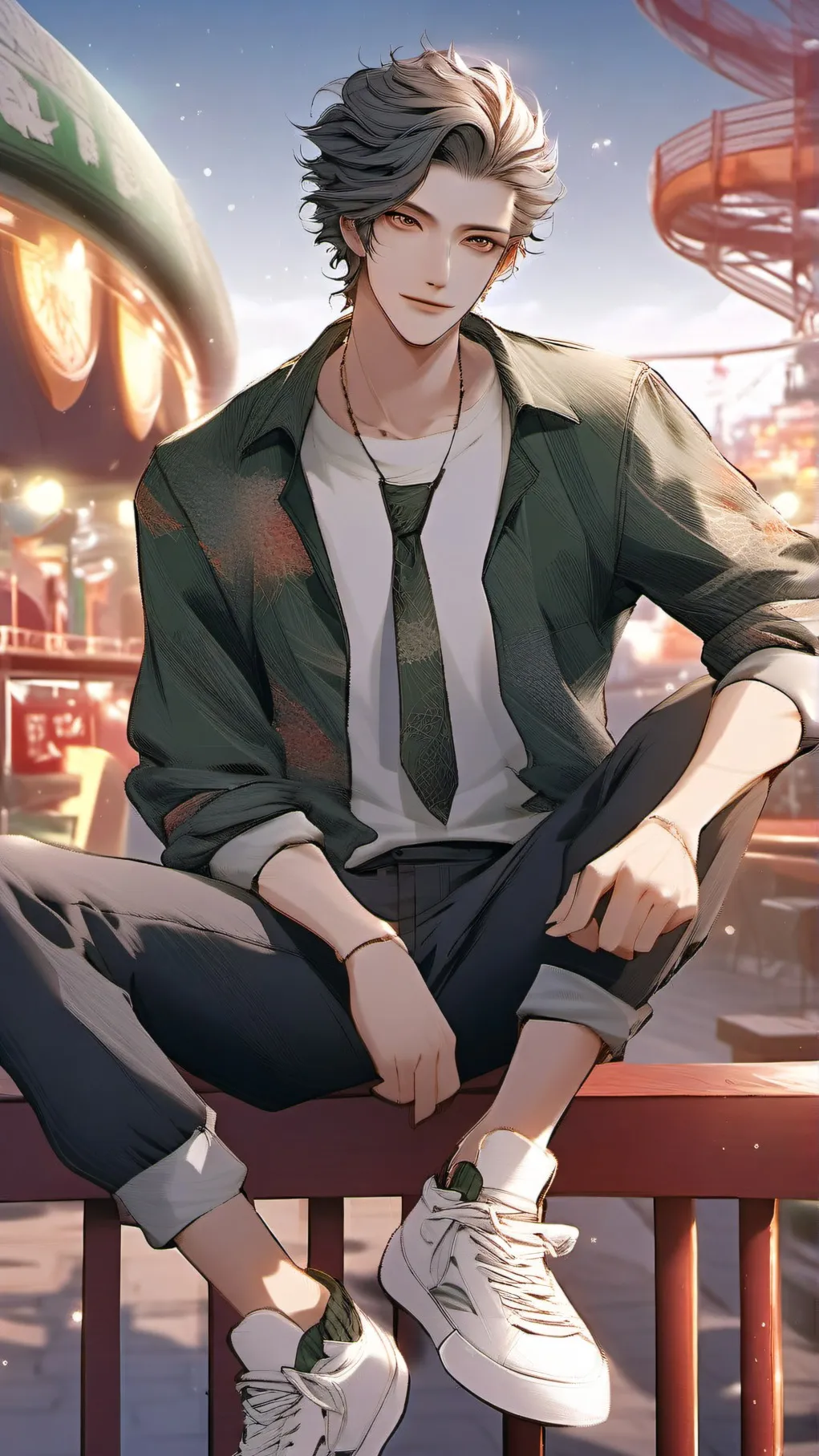 ai character: Levi background