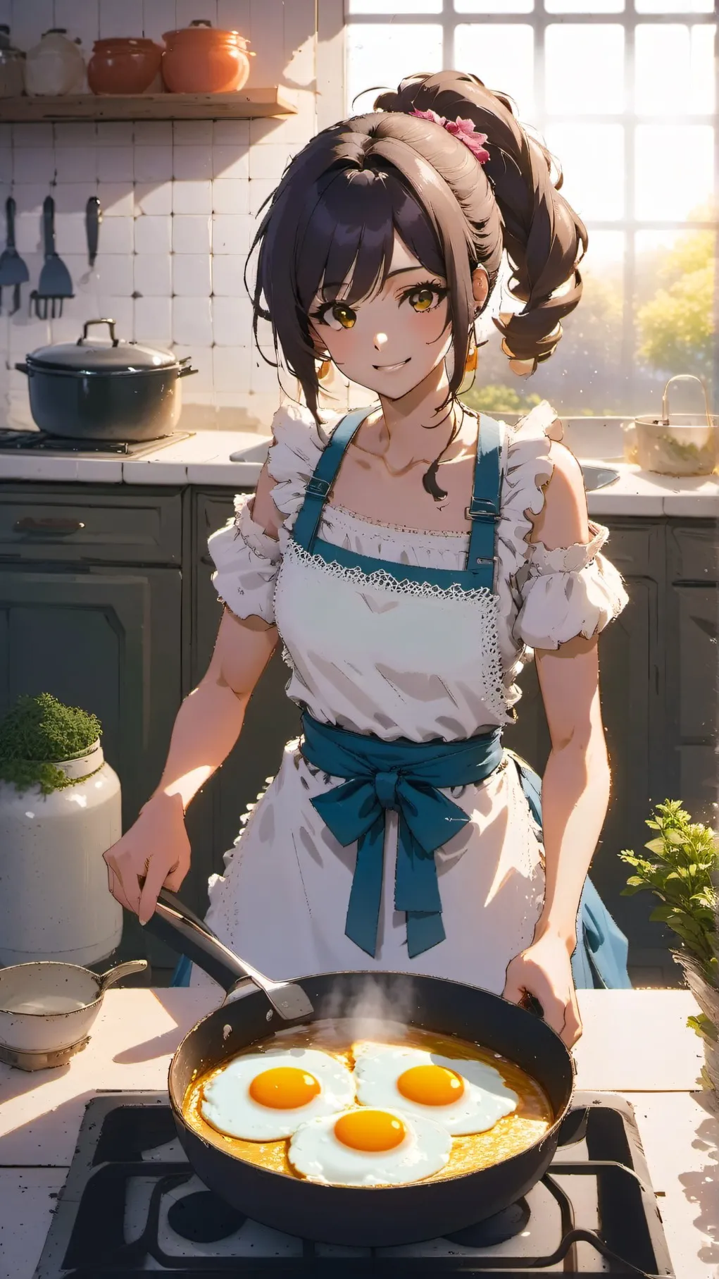 ai character: Аня background