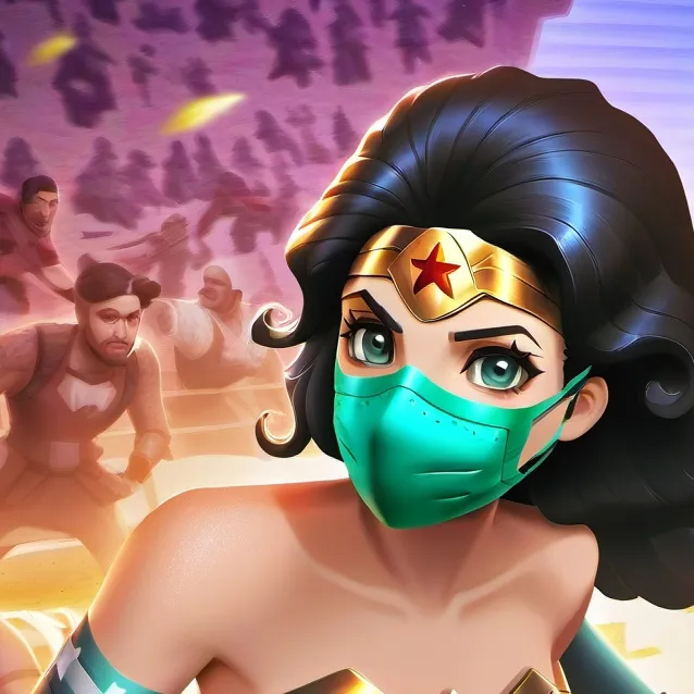 chat with ai character: Wonder woman mask