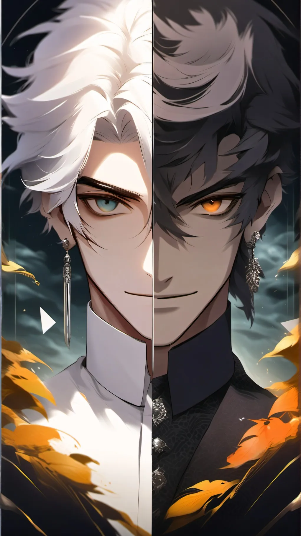 ai character: Devils and Angles background