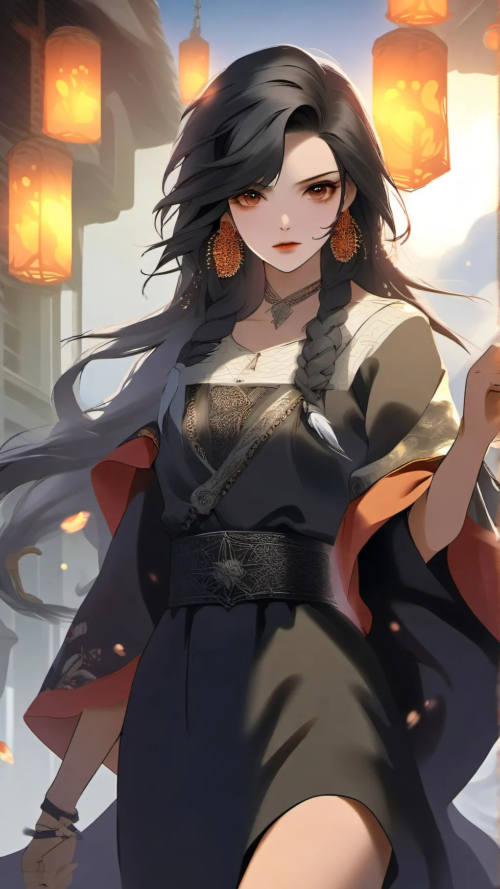 ai character: Death background