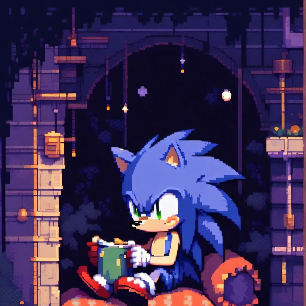 chat with ai character: Sonic sleepover 