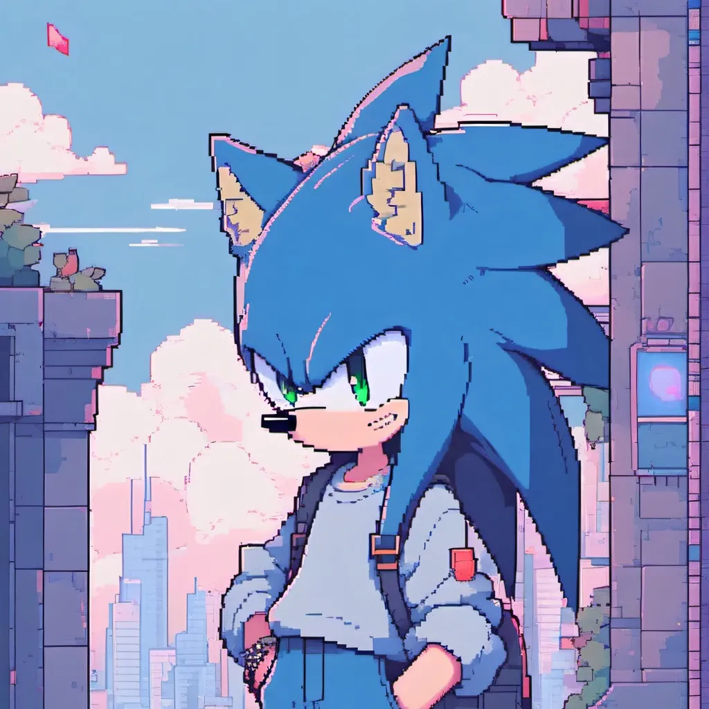 chat with ai character: Sonic highschool 