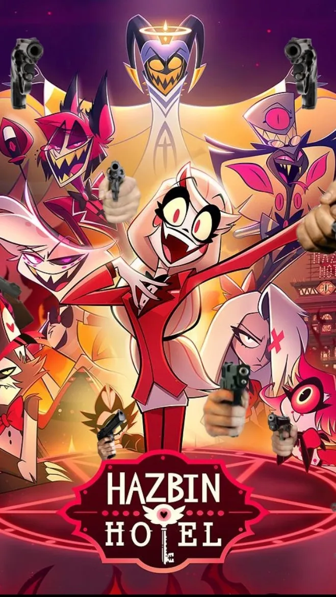 ai character: HH, but with guns! background