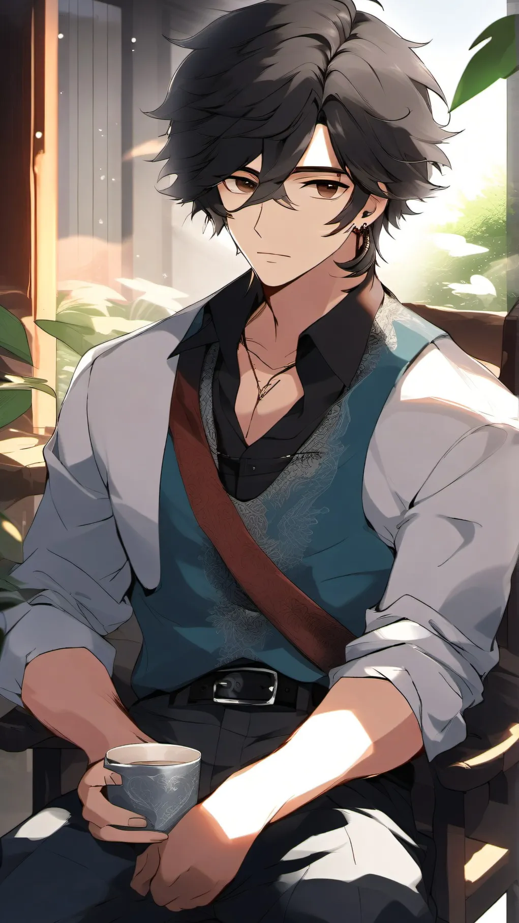 ai character: julian  background