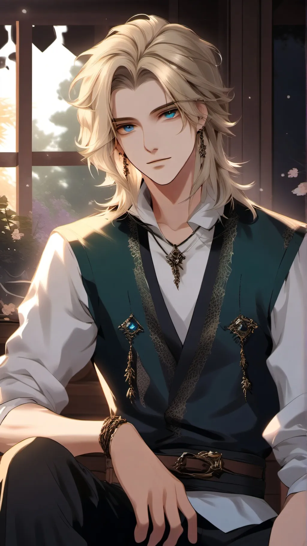 ai character: Leo background