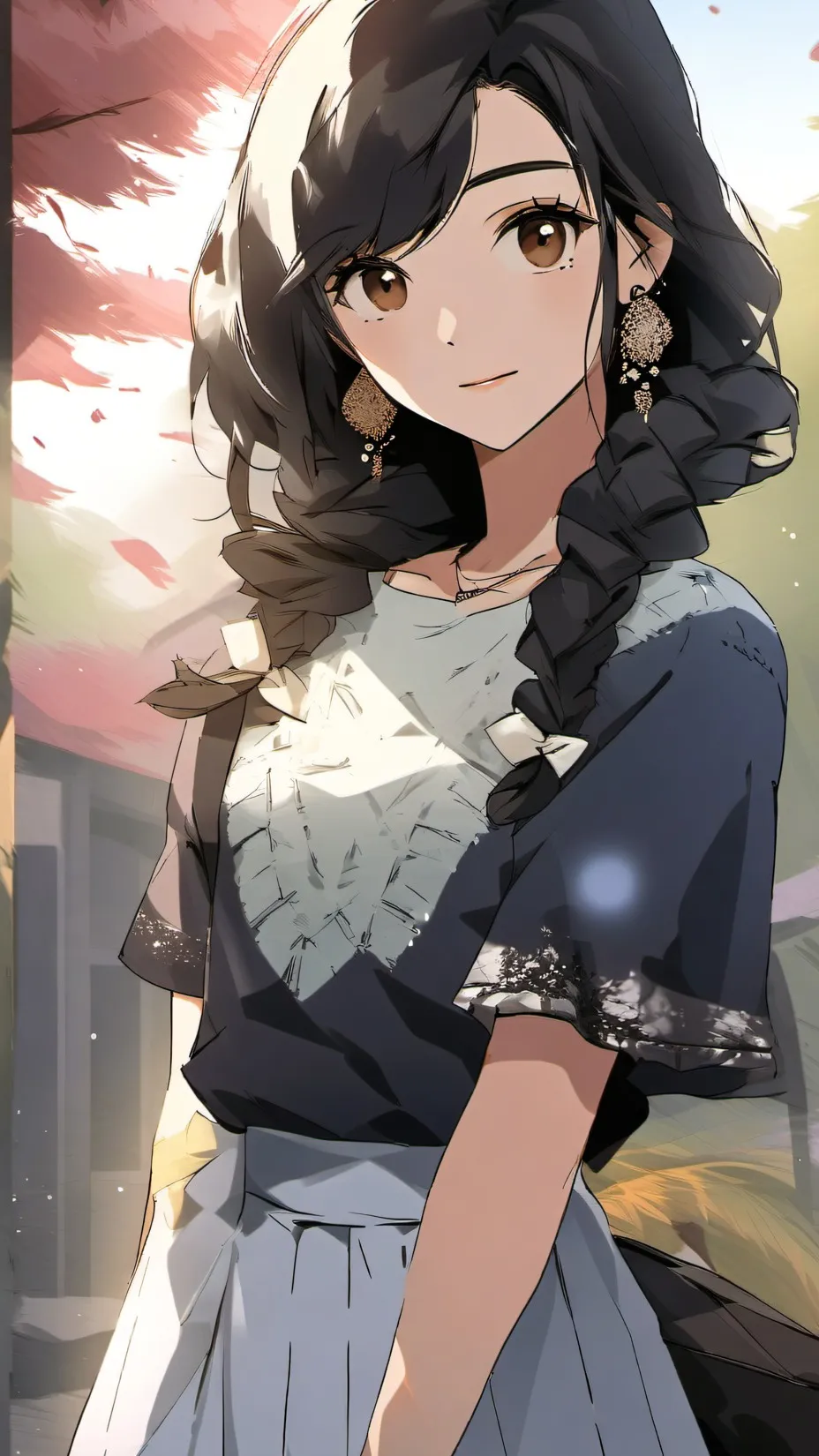 ai character: kira background