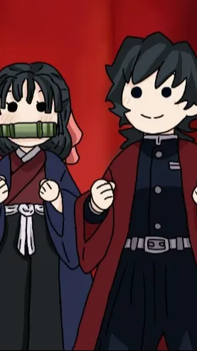 ai character: TOMIOKA SIBLINGS~ background