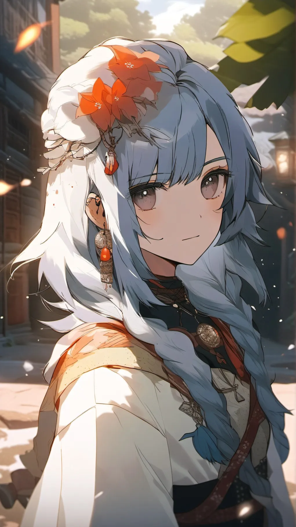 ai character: puente de cristal  background