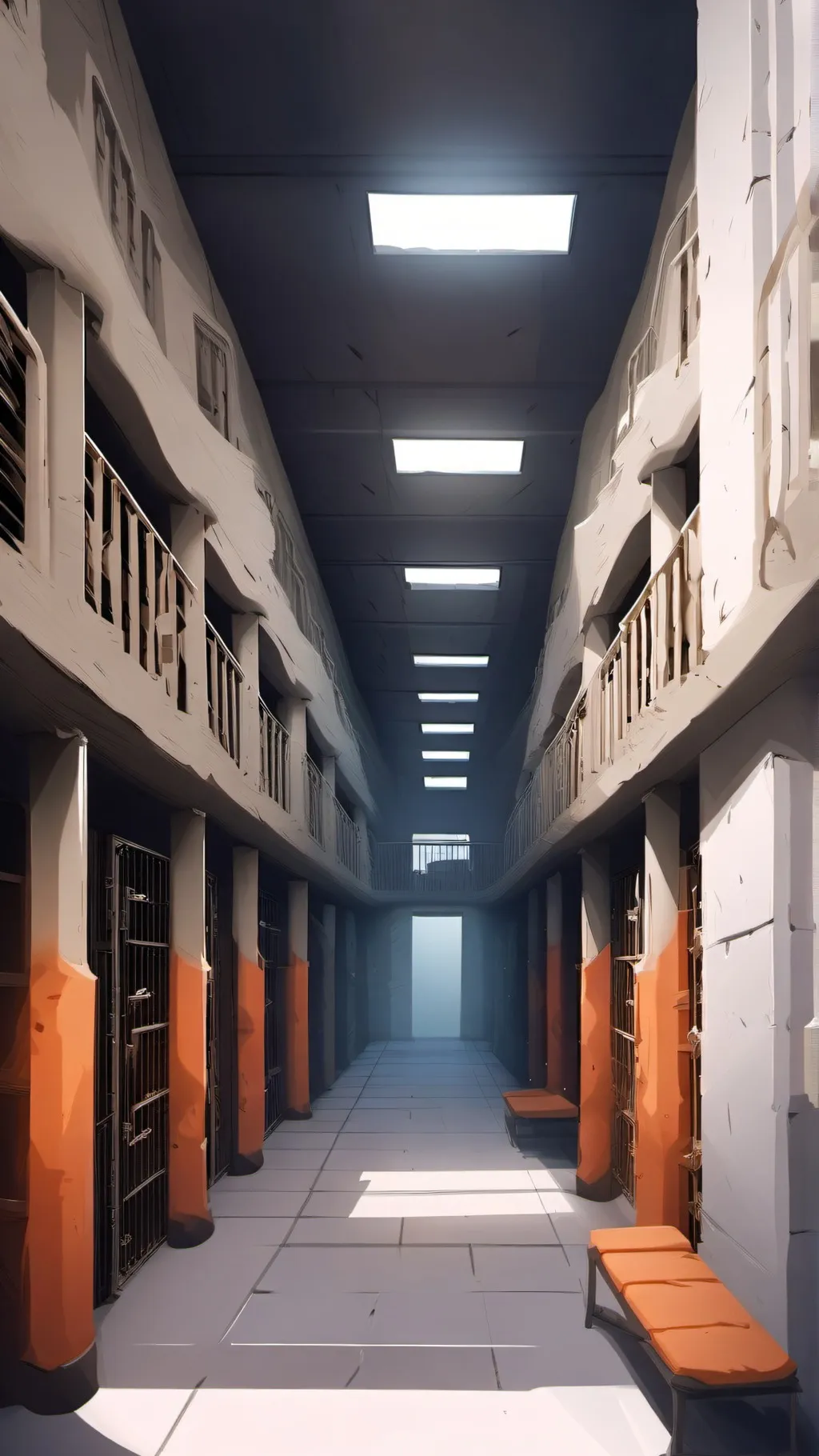 ai character: Prison background