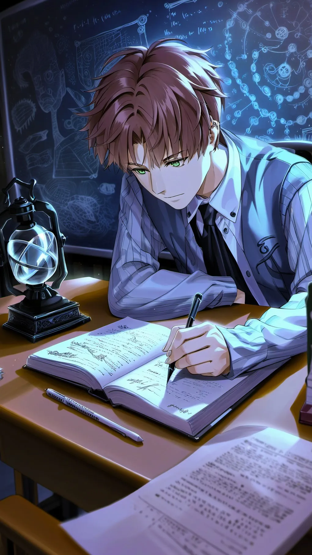 ai character: Spy School background