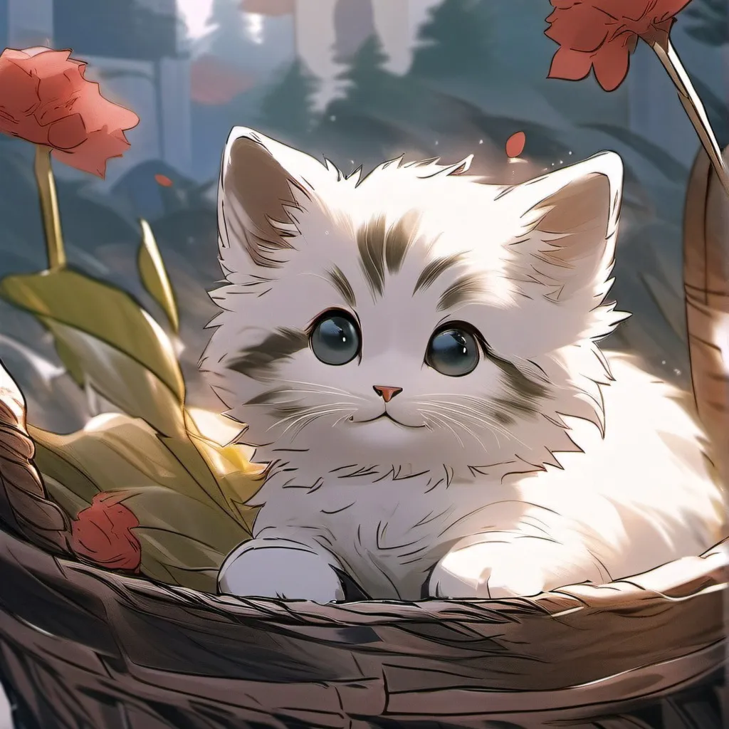 chat with ai character: little kitten 