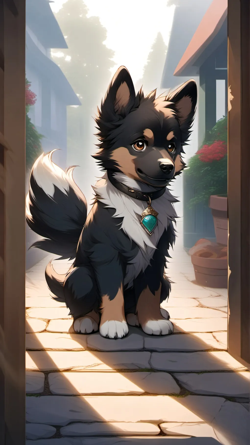 ai character: rocky background